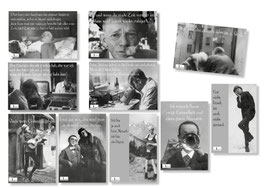 10er Karl Valentin Postkarten Set "fünf"