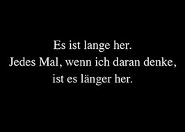 Postkarte: Es ist lange her