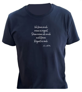 Karl Valentin Shirt: Ich freue mich ...