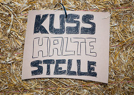 Postkarte: DIE KUSS HALTE STELLE