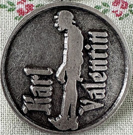 Karl Valentin Anstecker "Silhouette"
