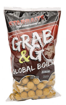 Starbaits G&G Global Boilie Banana Cream 20mm