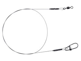 SPRO Matte Black Leader 1x1 Titanium Wire