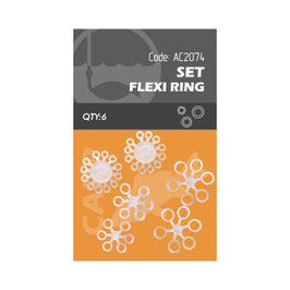 Life Orange Set Flexi Ring