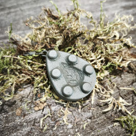 Stubby Pear Eye and Swivel "BLEIFREI"