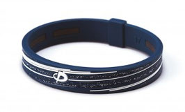 Armband Slash Line navy/white