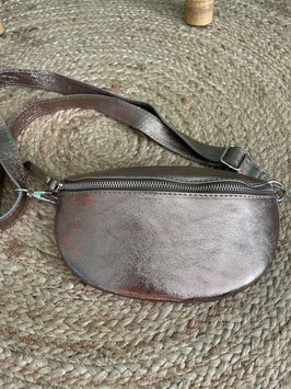 Banane en cuir bronze
