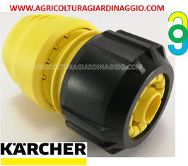 Raccordo Universale Karcher per tubi da giardino da 1/2" - 5/8"- 3/4" (12,5 mm, 15 mm, 19 mm)