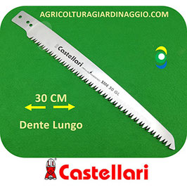 CASTELLARI Ricambio Lama Dritta 30 cm Dente Lungo Cod. 30GL Seghetto Segaccio