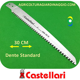 CASTELLARI Ricambio Lama Dritta 30 cm Dente Standard Cod. 30G Seghetto Segaccio