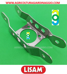Supporto Pettine Abbacchiatore Aria Compressa Pneumatico Raccolta Olive LISAM V8 Titanium, Codice: P3013 - Spessore Supporto 1,5 mm