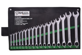 STAHLWERK GERMANY SW3 STEEKSLEUTELSET 17-DELIG 8-32MM