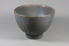 Matsumoto Atsuji, Blue Bizen Tee Schale mittelgroß, 2-färbig