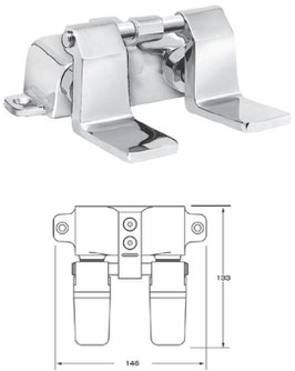 フットバルブ-混合水栓
