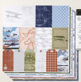 Designerpapier "Auf in die Höhe"