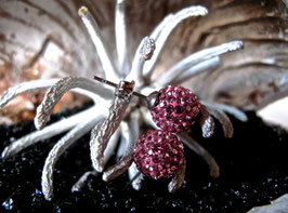 Shamballa Beads Ohrringe Rosa 10mm