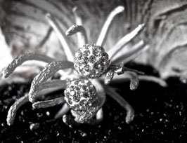 Shamballa Beads Ohrringe Weiss 10mm