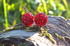 Shamballa Beads Ohrringe 6mm