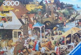 Pieter Brueghel der Ältere: Die Niederländischen Sprichwörter - 3000 Teile P13