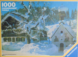 Kapelle im Winter - 1000 Teile GLJ-1