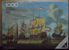 Fregatte im Hafen von Amsterdam - 1000 Teile - GL-S3