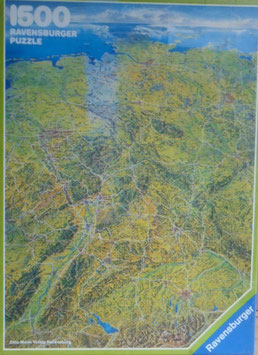 Panoramakarte Deutschland - 1500 Teile GLX-3