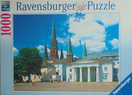 Oldenburg Schlosswache mit Lambertikirche - 1000 Teile P04