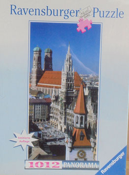 München, Marienplatz mit Frauenkirche - 1012 Teile GLJ-2
