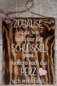 Zuhause Schlüssel Herz