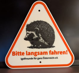 Igelschild für den Aussenbereich/Dreieck