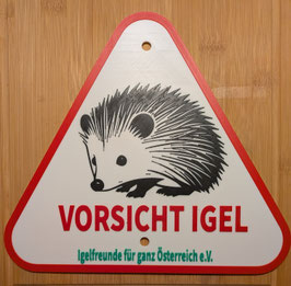 Igelschild für den Aussenbereich/Dreieck