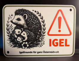 Igelschild für den Aussenbereich
