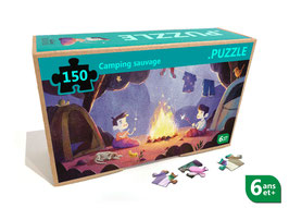 PUZZLE "Camping Sauvage"