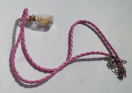 Kette mit Muscheln rosa