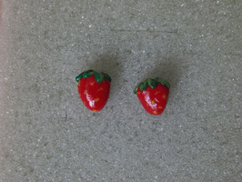 Ohrstecker Erdbeeren