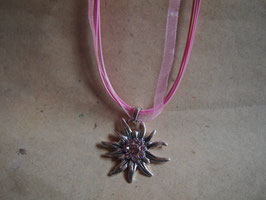 Kette Edelweiss rosa