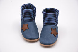 Krabbelschuhe Malte blau