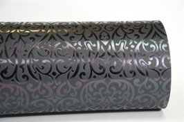 Black Foil Baroque on Black ±250gsm pack of 10 sheets, various sizes