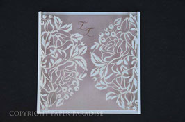 Laser Cut Cover Delicate Leaf Design Pack of 10