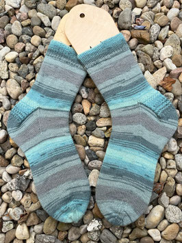 Handgestrickte Socken, Größe 46/47 (No.6)