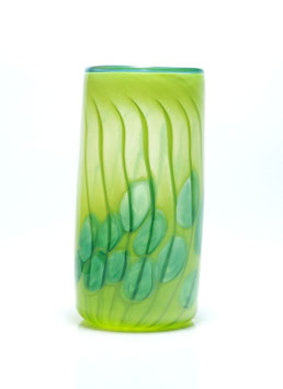 Vase, zylindrisch, saatgrün