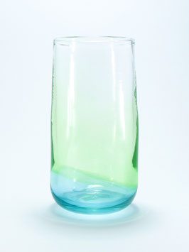 Glas, blau-grün