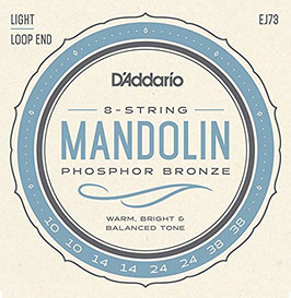 DADDARIO / EJ73 Mandolin Phosphor Bronze Light