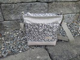 City . Bag . Naturleinen . Beige . Ranken