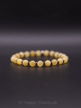 Jade gelb Armband  6 mm Artikel-Nr. AW6065
