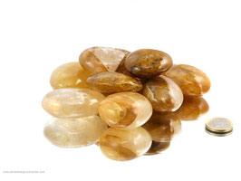 Quarz gelb Pebbles/XL Trommelsteine 0,5 kg