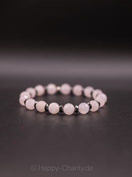 Rosenquarz (facettiert) Armband  8 mm Artikel-Nr. AW8061
