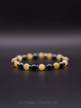 Jade gelb Armband  6 mm Artikel-Nr. AW6067