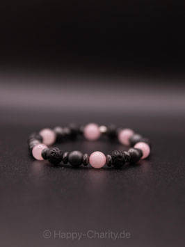 Rosenquarz Armband  8 mm Artikel-Nr. AM8003