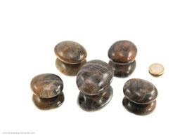Mondstein schwarz Pebbles/XL Trommelsteine 0,5 kg  Art.Nr.: 11548